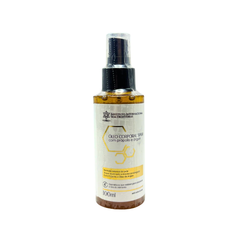ÓLEO CORPORAL SPRAY COM PRÓPOLIS E ARGAN 100ML