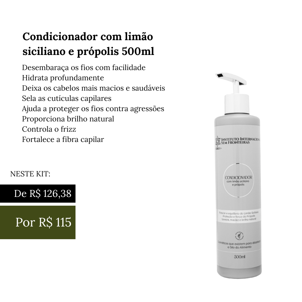 500ml Limão e Própolis Shamp & Cond