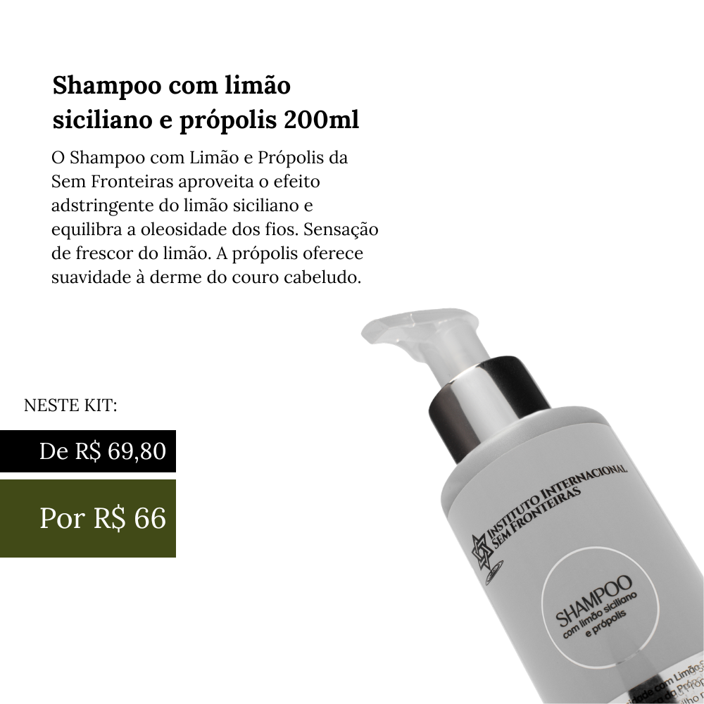 200ml Limão e Própolis Shamp & Cond