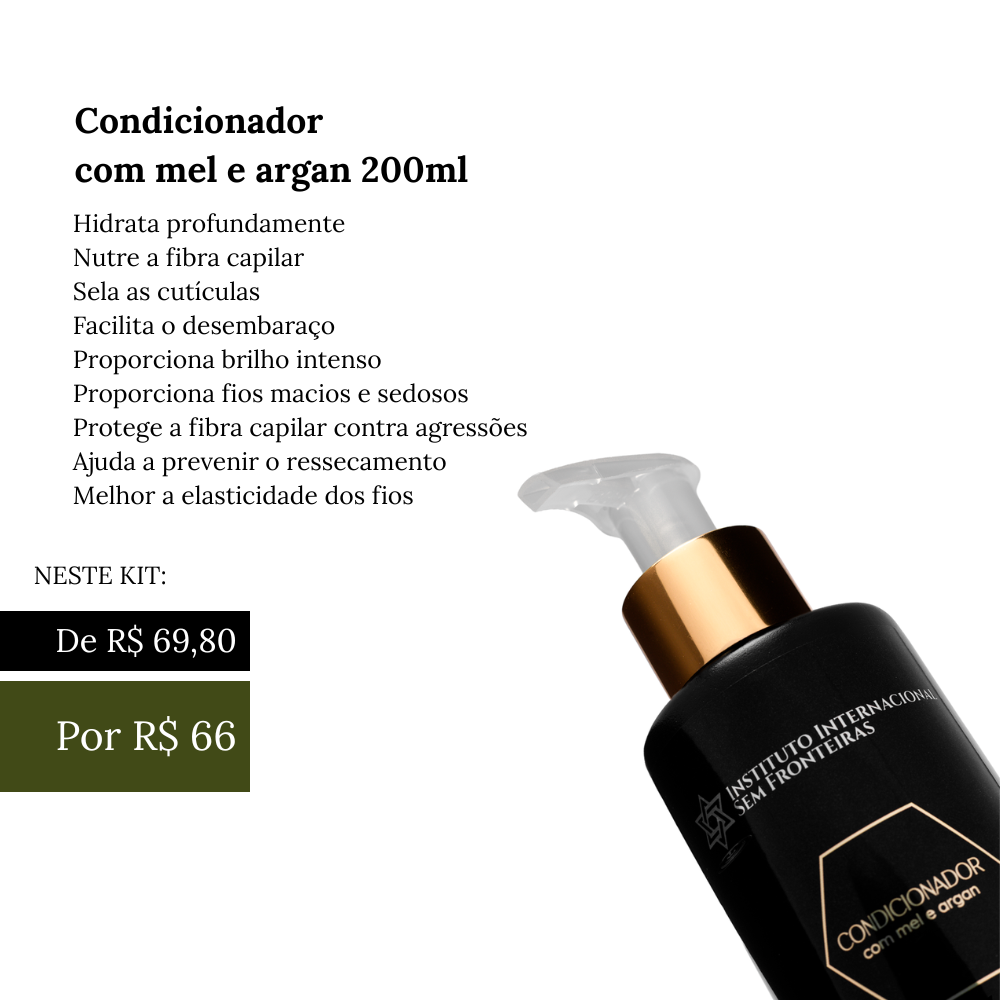 Capilar Completo com Mel e Argan