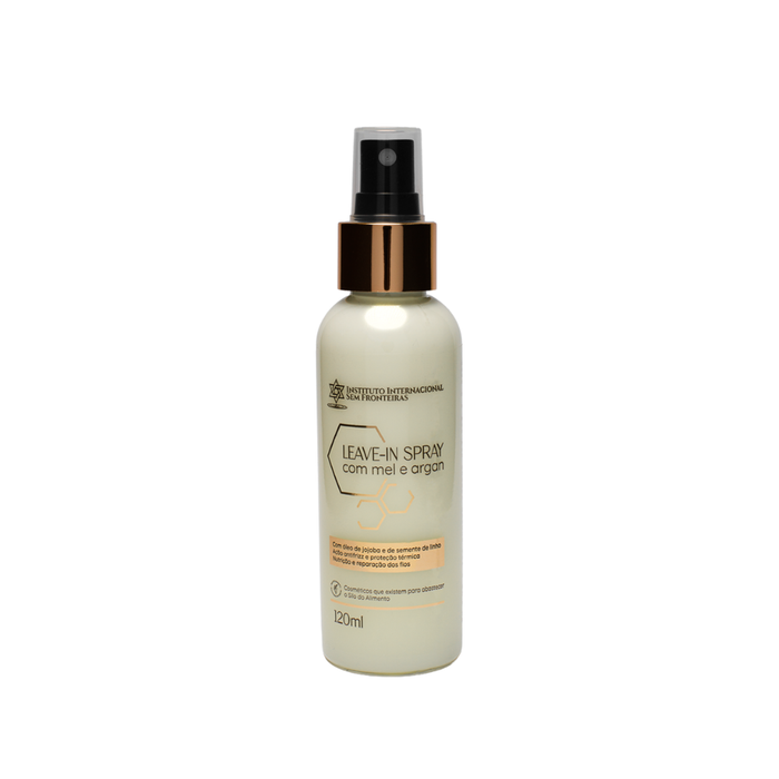 Leave-in Spray com Mel e Argan 120ml