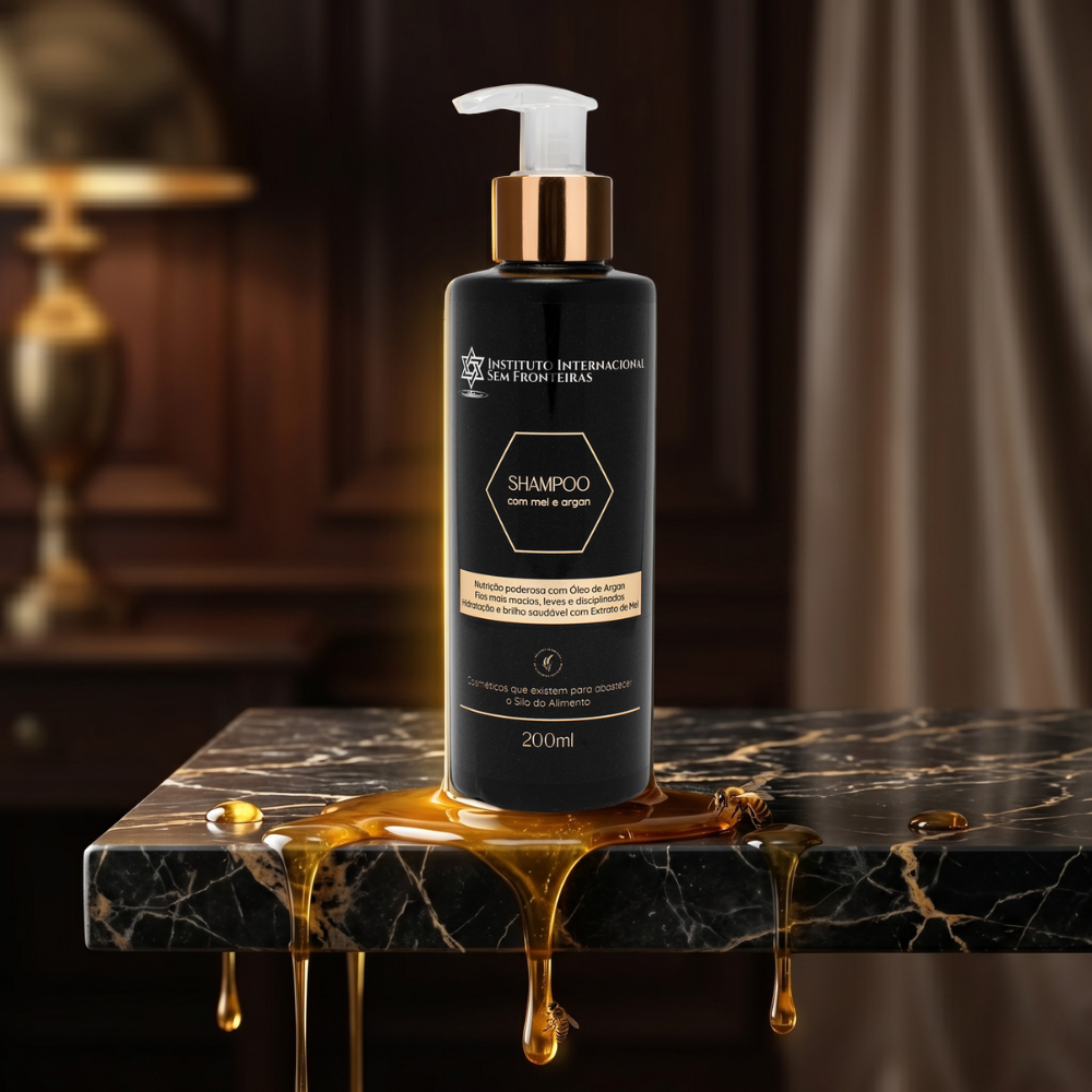 Shampoo com Mel e Argan 200mL