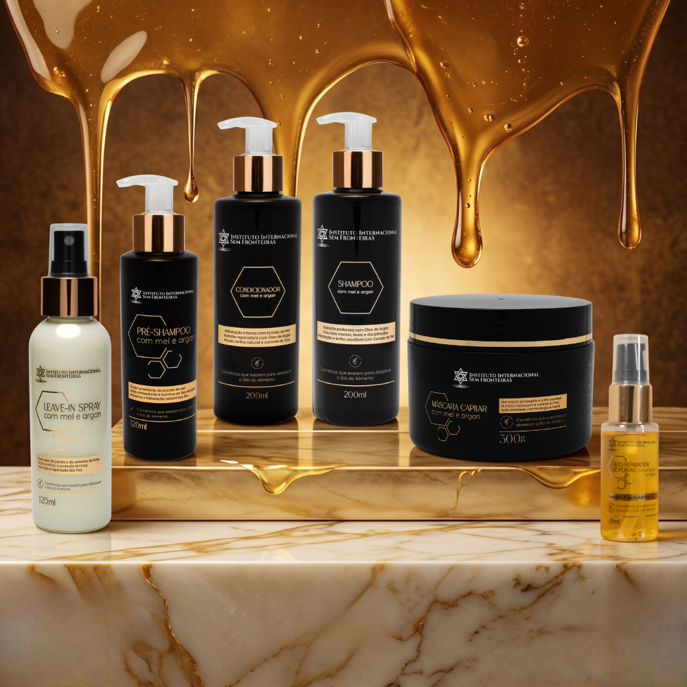 CAPILAR COMPLETO COM MEL E ARGAN