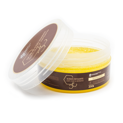Esfoliante Scrub Esfoliante Com Mel e Verbena Sem Fronteiras 200g